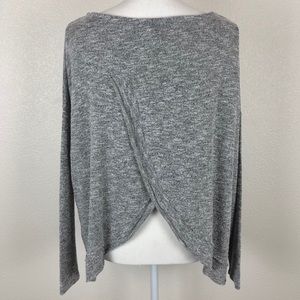 American Eagle Tulip Back Sweater Shirt Size L